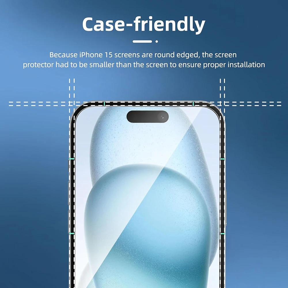 4-1Pcs Full Cover Tempered Glass For iPhone 11 12 13 14 15 Pro Max Screen Protector For iPhone X XR XS Max 7 8 6 Plus Glass Film