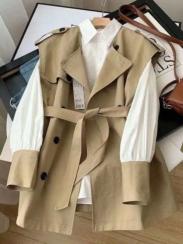 

New Early Autumn Large Size Women's Faion Suit Tee-piece Set Chic Workwear for Middle-aged Women Winter Collection