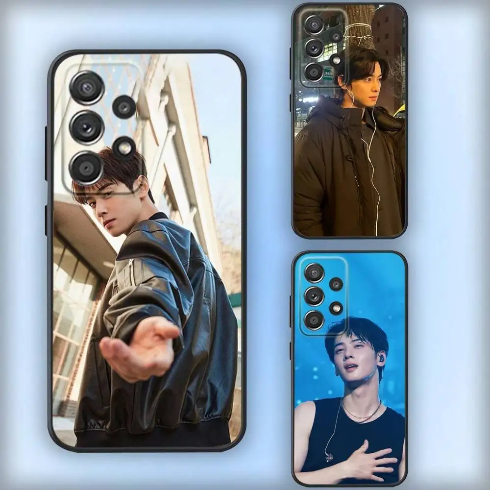 

C-Cha Idol E-Eun-W-Woos Phone Case For Samsung S25,S24,S21,S22,S23,S30,Ultra,S20,Plus,Fe,Lite,Note,10,9,5G Black Cover