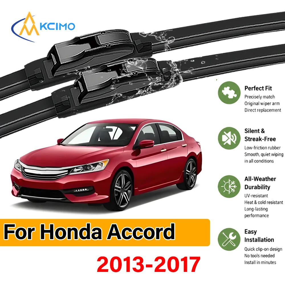 High Quality Front Wiper Blades For Honda Accord CR1-CR3, CR6-CR7, CT1-CT2 2013…