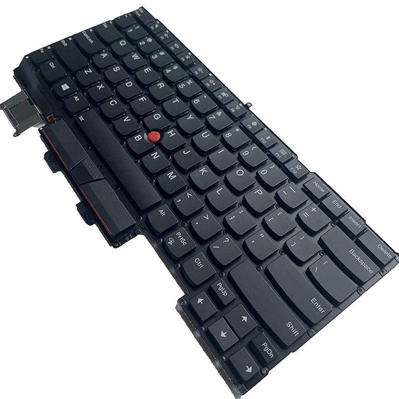 Imagem -03 - Lenovo-thinkpad x1 Carbon Keyboard Retroiluminado Nos Eua 6ª Geração 2023 tipo 20kh 20kg 20kg