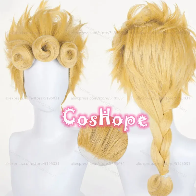 

Giorno Giovanna Cosplay Wig 58cm Short GIOGIO Golden Wig Cosplay Heat Resistant Synthetic Wig for Carnival Halloween Costume