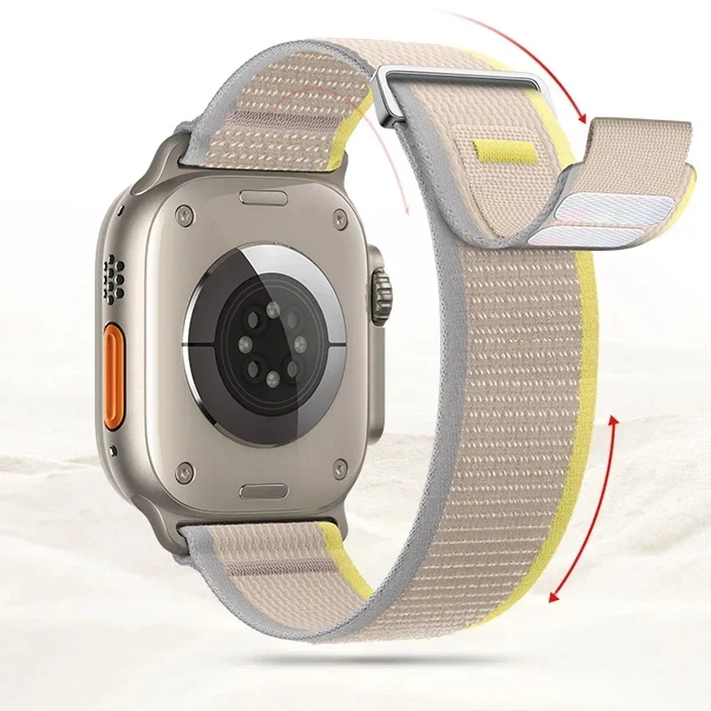 حزام حلقة درب للساعة ، الفرقة ، 49 ، 44 تفاحة ، 40 ، 45 ، 41 ، 38 ، 42 ، 46 ، سوار كورا ، iWatch Ultra Series 10 ، 9 ، 8 ، SE ، 7 ، 6 ، 4