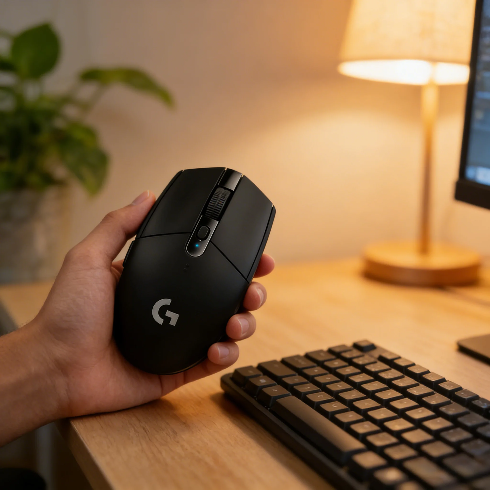 Logitech G305 Wireless Gaming Mouse 1ms Low Latency 250 Hours Battery Life HERO Sensor For PC Laptop Competitive Gaming