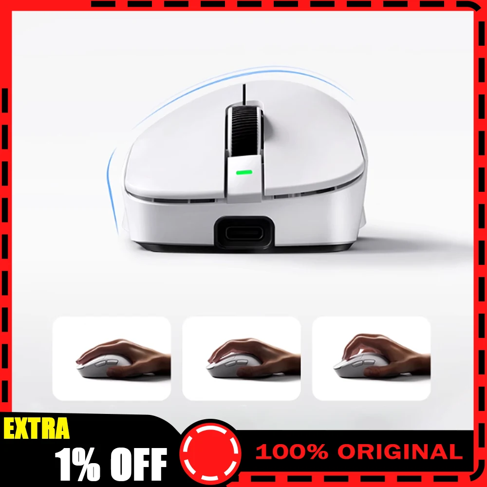 

MCHOSE A7 Ultra（RE）Mouse Tri Mode Wireless Mouse Paw3950 8000Hz Lightweight Gaming Mice For Valorant CS2 PC Accesssories