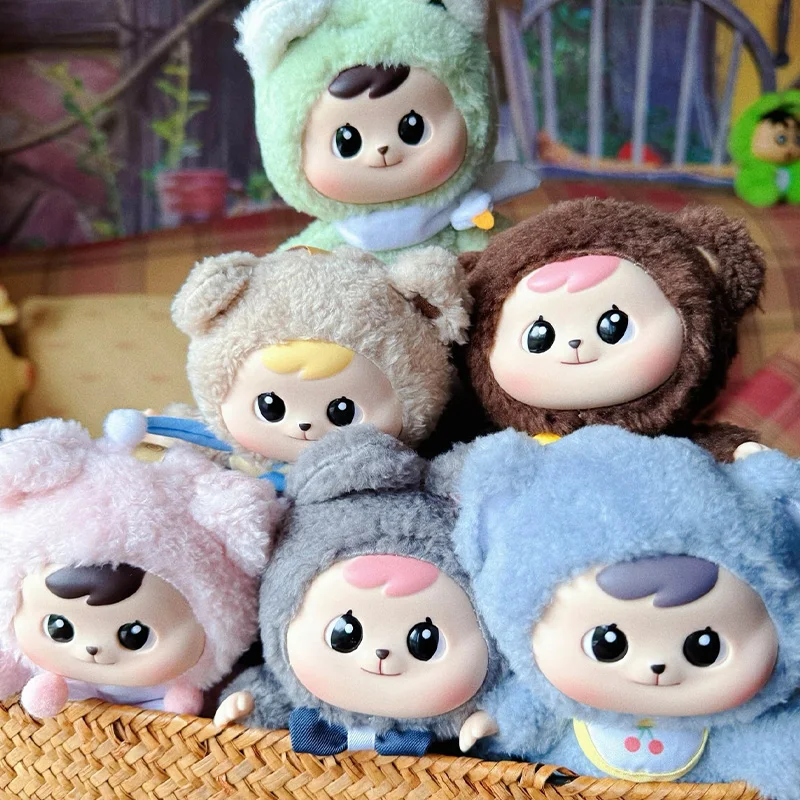 

Bao-Ao Hug Series Plush Blind Box Toy Cute Stuffed Doll Exquisite Pendant Collection Toy Cute Mini Bear Doll Surprise Gifts