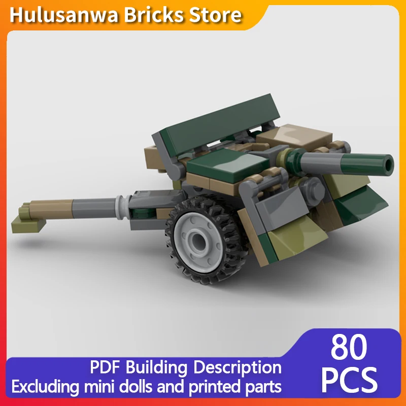 

37 мм WZ.36 модель противотанкового пистолета MOC, строительные кирпичи, военное оборудование, модульные технологии, подарки, праздник, сборка, детские игрушки, костюм