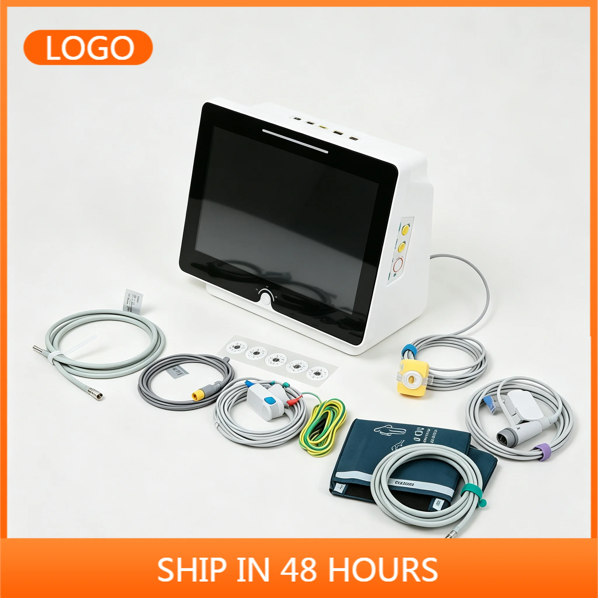 MT MEDICAL Portable Multiparameter ICU Patient Monitor With ECG Waveform Vital Sign Medical Monitoring Device