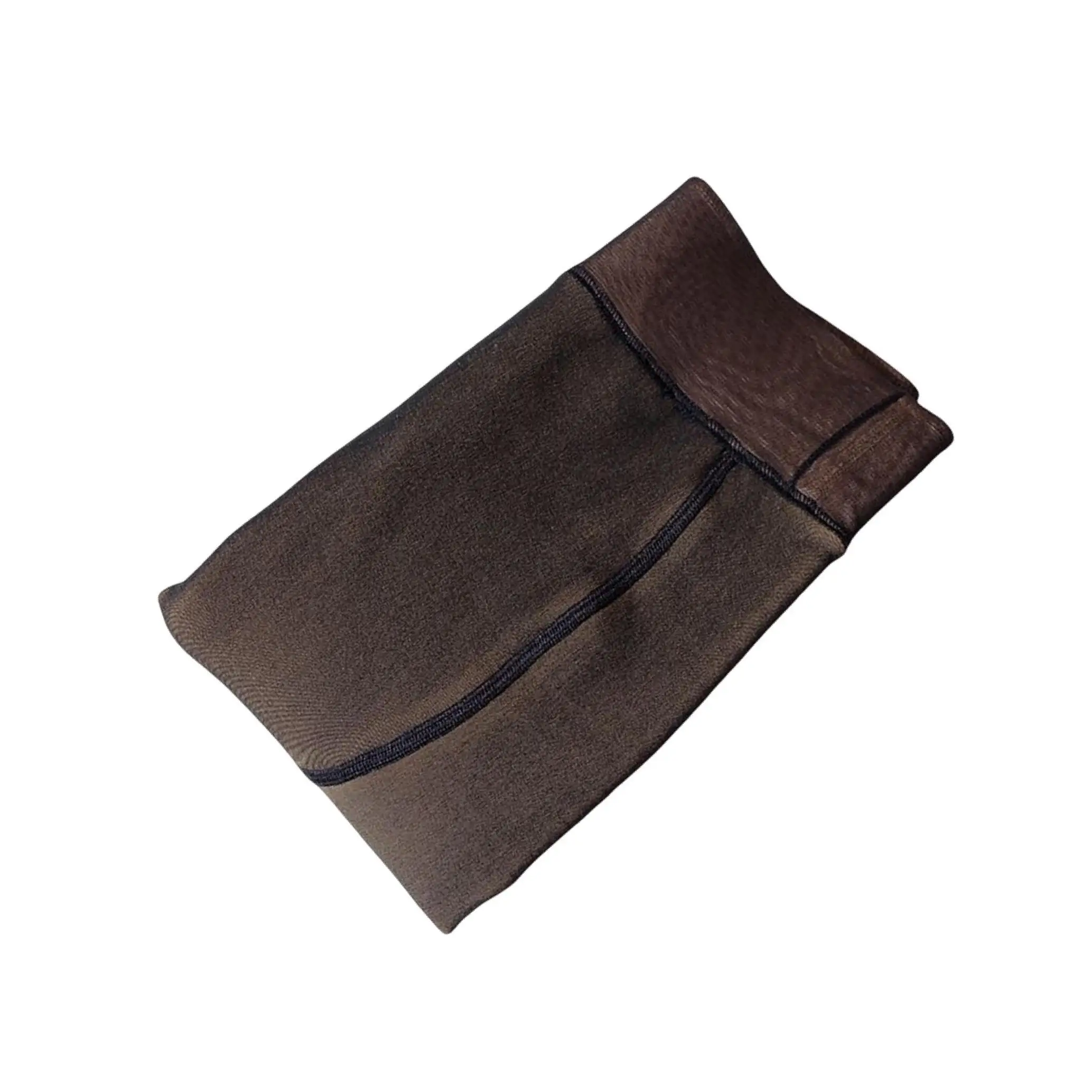 المرأة صوف مبطن الجوارب عالية الخصر جوارب الحرارية تمتد مبهمة ضئيلة خطوة سوداء القدمين #6