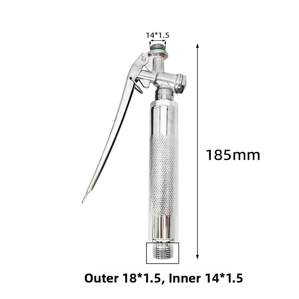 High Pressure Handle Switch Filter for Agricultural Sprayers with Stainless Steel Mesh for Impurity Filtration Silver