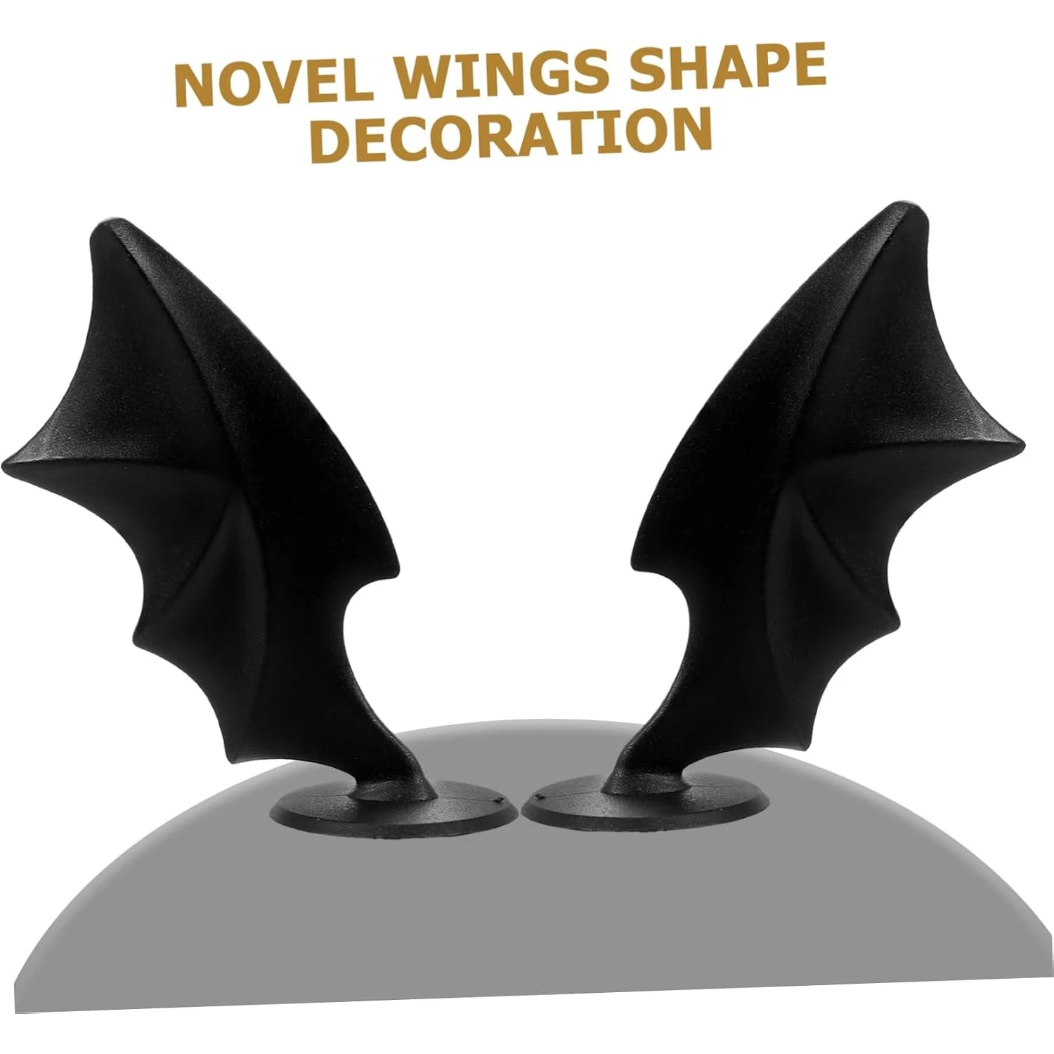 Mini Evil Wings Helmet Decoration Cute Halloween Accessories Mini Wings Crafts for Party Cosplay Decor Set Gift