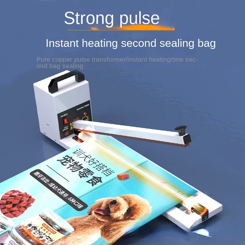 

Steel Casing Lengthened Iron Handle Type Hand Pressure Sealing Machine Long Plastic Bag Aluminum Foil Bag Kraft Paper ine