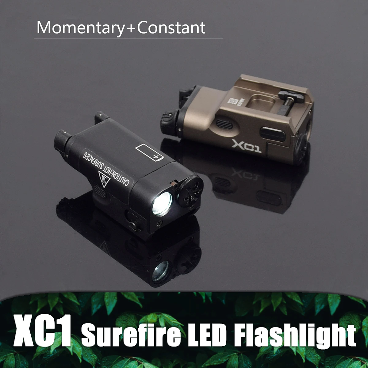 

Airsoft Surefire XC1 XC2 LED Flashlight Tactical Upgrade Metal MINI Scout Torch Fit 20MM Rail Glock 17 18C G19 Weapon Gun Light