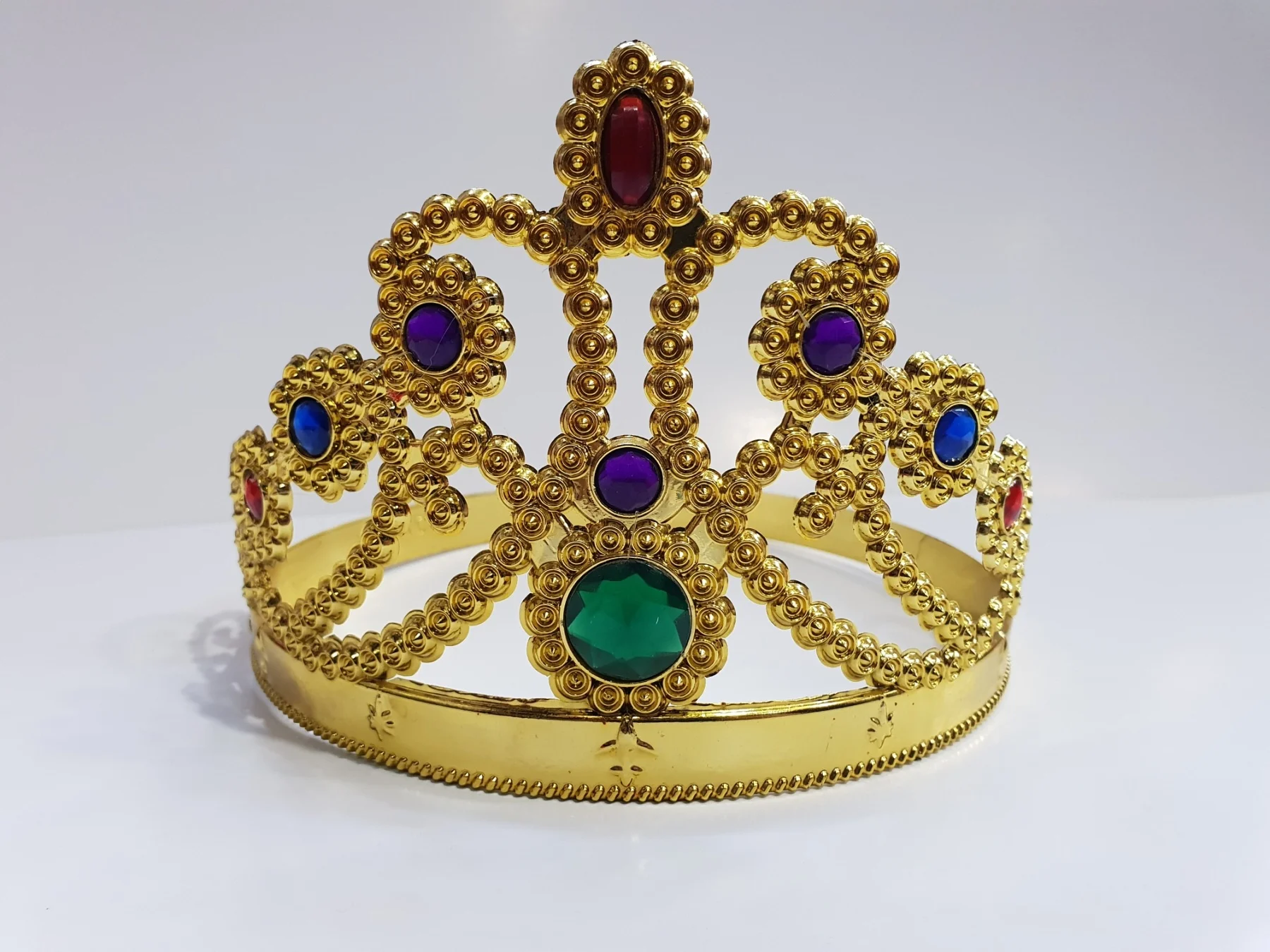 Gold color plastic princess crown queen crown crown 60 cm