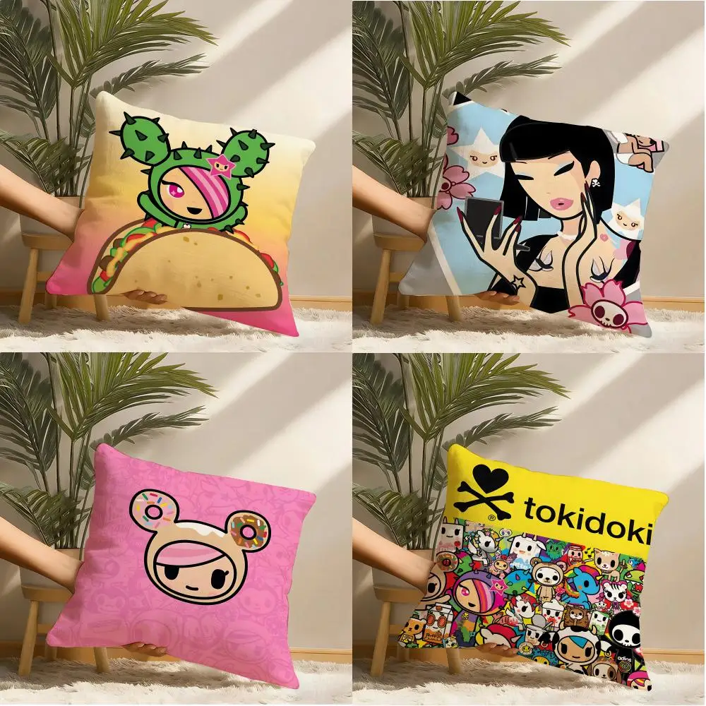 T-Tokidoki ANIME Pillow Case Pillowcase, Double-sided Printed, Sofa Cushion, Bedroom Headboard Pillow