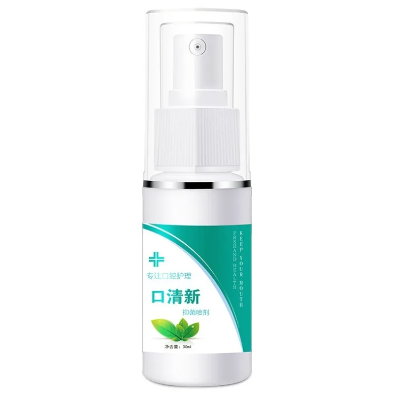 1pcs 30ml Mouth Freshener Mouth Spray Oral Odor Treatment Spray Refresher Fresh Breath Remove Bad Breath Smoke for Men or Women