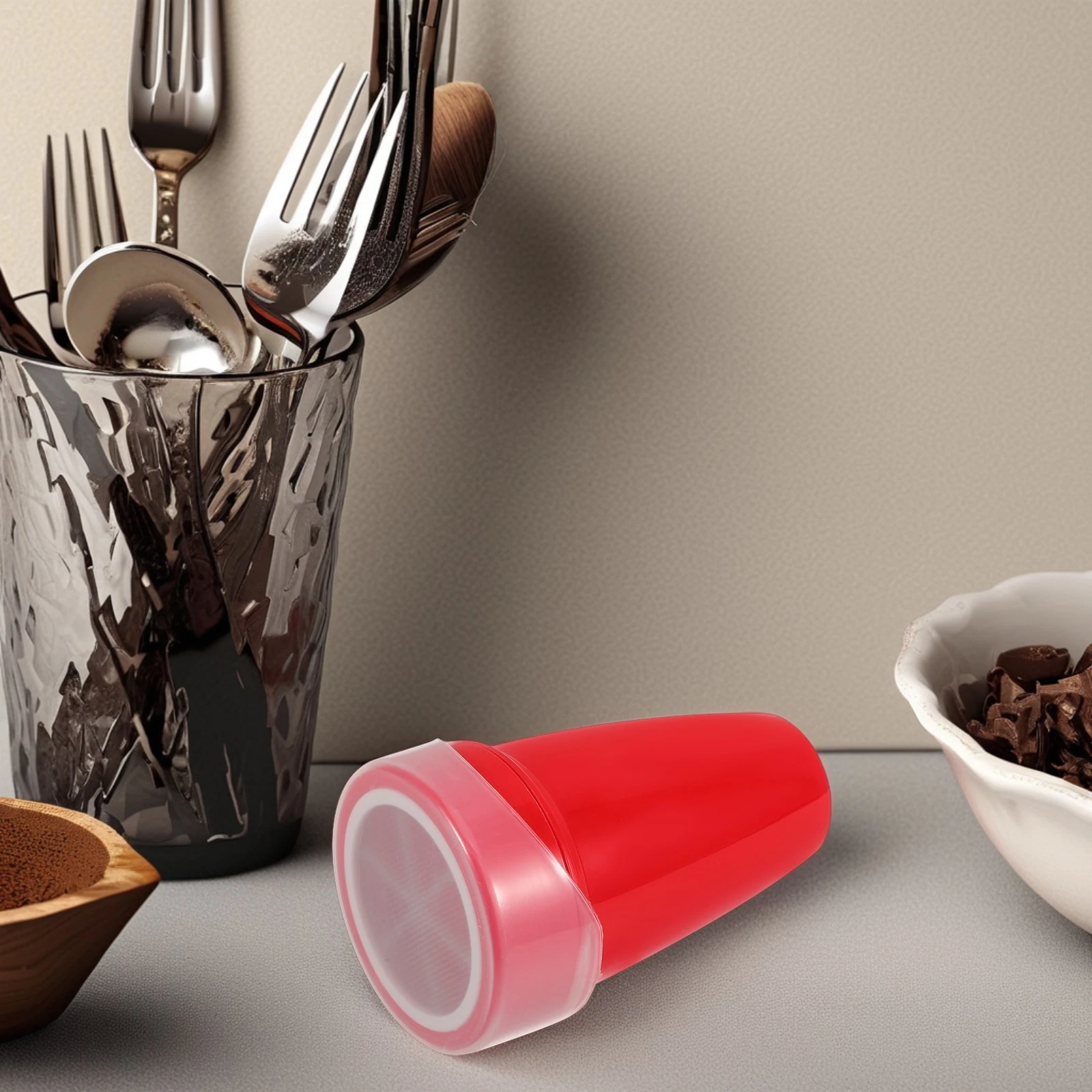 

Flour Sieve Handheld Mini Sifter Fine Mesh Baking Powder Sugar Matcha Cocoa Coffee Shaker Stencils Latte Tools