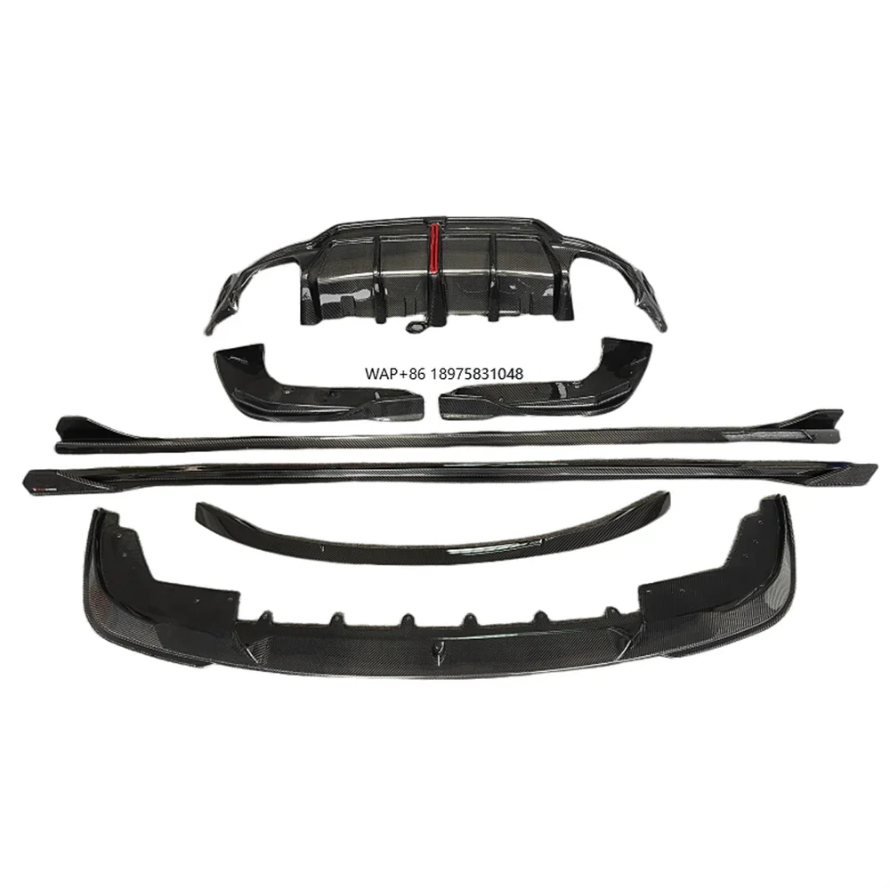 

For New 3 Series G20 G28 Carbon Fiber Body Kit Front Lip Rear Diffuser Side Skirts Rear Spoiler