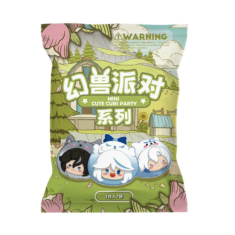 Genshin Impact Blind Box Furina Mini Anime Figure Game Surprise Box Q Version Kamisato Figures Pvc Dolls Desk Decora Toys Gifts