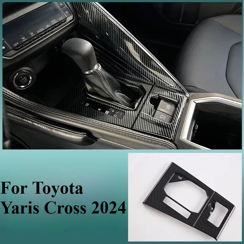 

For Toyota Yaris Cross 2024 Modified Armrest Out of Trend Gear Steering Wheel Decoration Car Interior Modification Accessories
