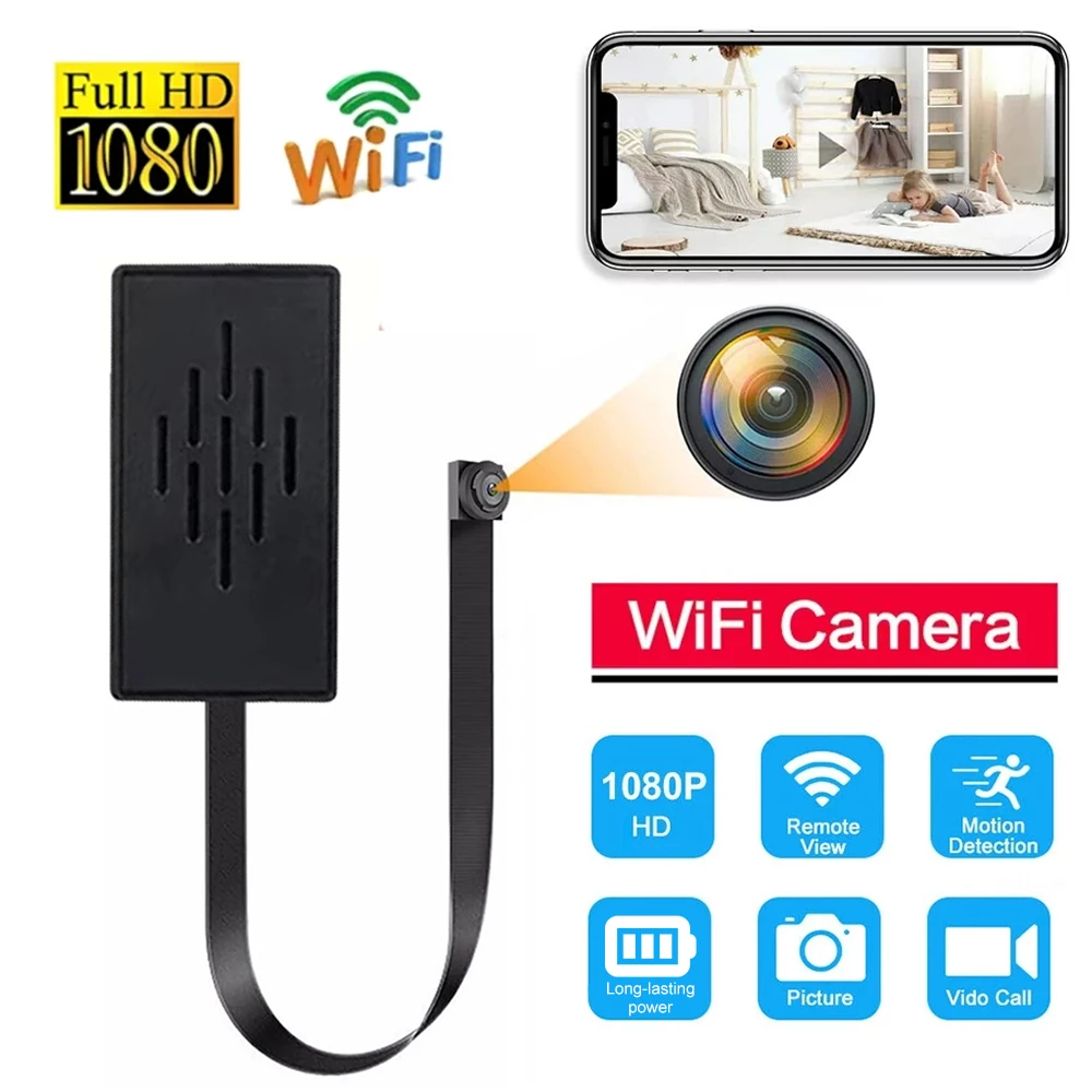 1080P HD Mini Camera DIY Draagbare Draadloze Module Video Recorder WiFi Camcorder Bewegingsdetectie Ondersteuning Remote View P2P Camera