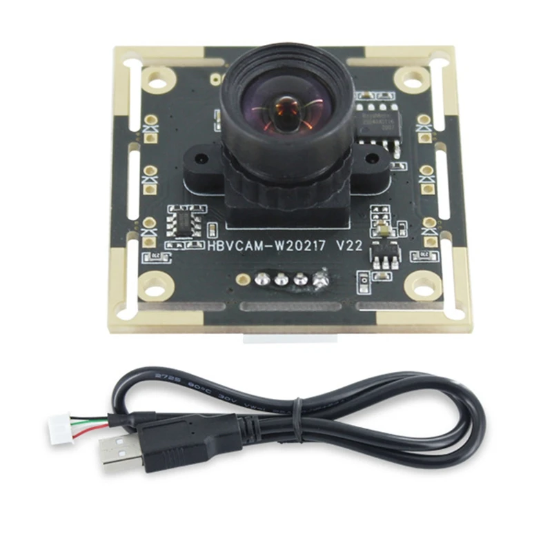 

720P Camera Module 100°No Distortion OV9732 Module 1MP Parts Accessories For Raspberry Pi Android Linux Windows UVC MAC OS