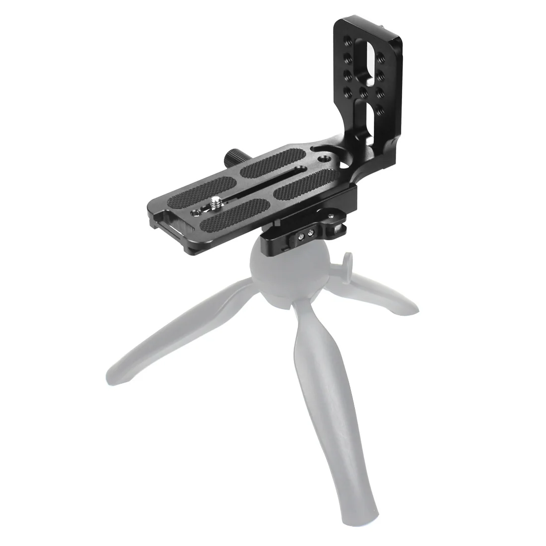 Kamera L Halterung Schnellwechselplatte 1/4" Schraube Schweizer vertikale Filmvideo für Nikon Canon Sony Fuji DSLR Kamera Stativ Kugelkopf – Detail 21