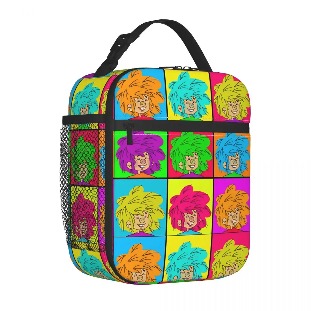 Warhol Inspired Iconic Pumuckl Insulated Lunch Bags Leakproof Meal Container Cooler Bag Tote Lunch Box Food Handbags