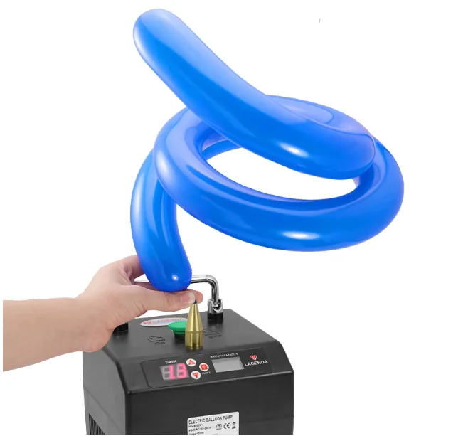 NEW B231  Twisting Modeling Balloon Inflator with Battery Digital Time and Counter Electirc Balloon Pump