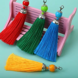 5pcs/Lot 12cm Tassel Chinese Knotting Diy Household Car Decoration Polyester Silk Sewing Decoration Curtain Accessories