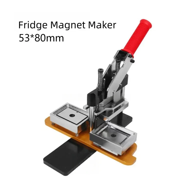*0Mm Rectangular Hand Prs Making Photo Fridge Magnet Maker Button hine Kit