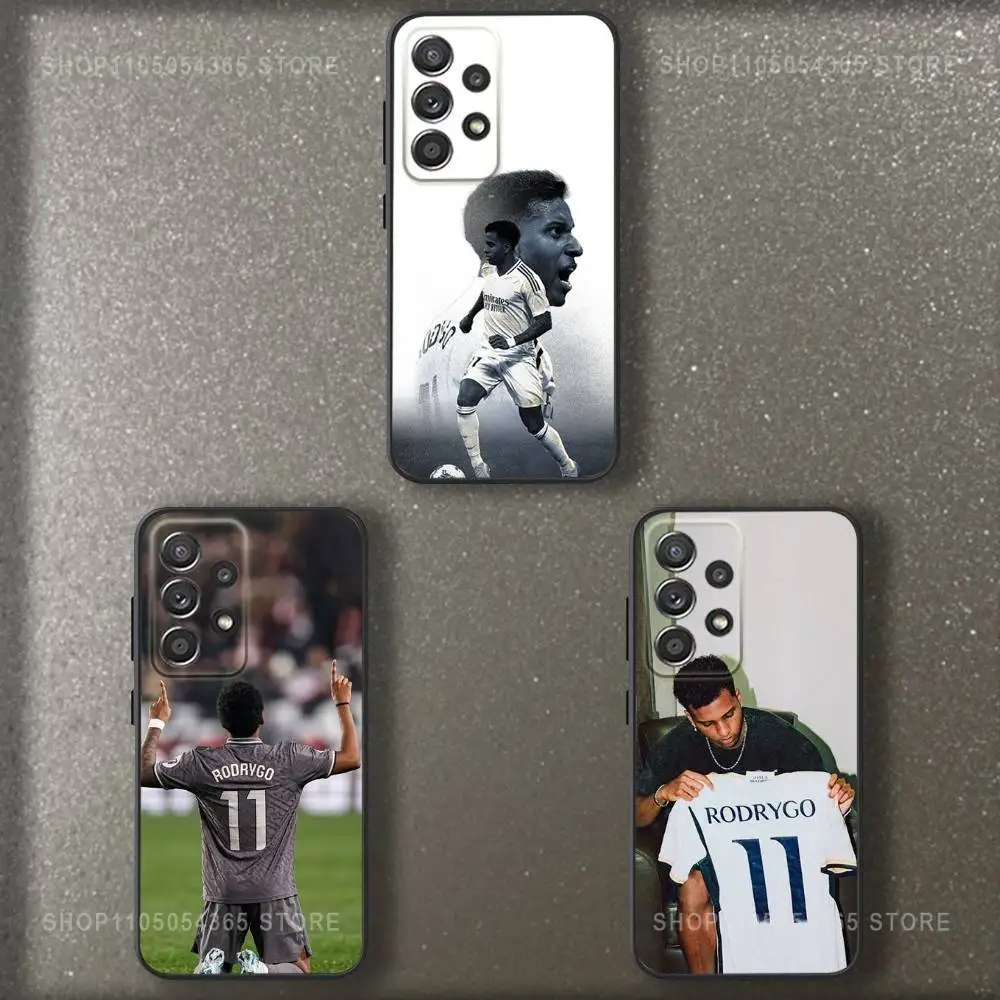 

Football R-Rodrygos Goes Phone Case For Samsung S 25,24,23,22,30,21,10,9,Ultra,Plus,Lite,FE,4,5 G Soft Black Case