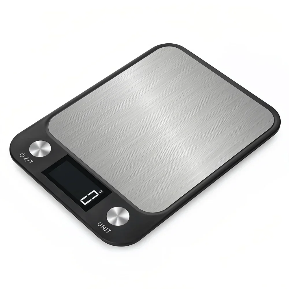 Hd LCD Digital Display Stainless Steel Kitchen Scale,dustproof and Waterproof,automatic Shutdown,unit:g,oz,lb,tl,accuracy 1g