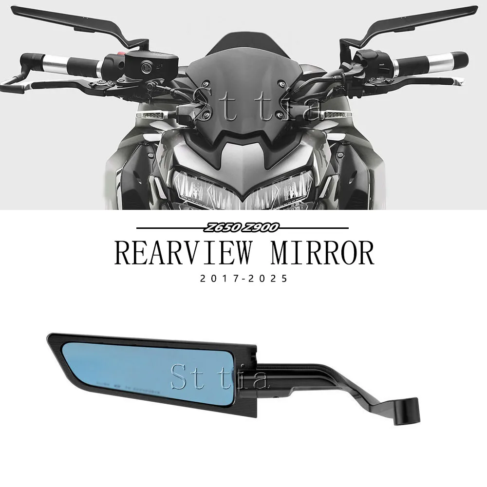 

Новое мотоциклетное зеркало заднего вида для Kawasaki Z900 Z 900 SE Z650 Z 650, регулируемые алюминиевые зеркала заднего вида, зеркала с ветровым крылом