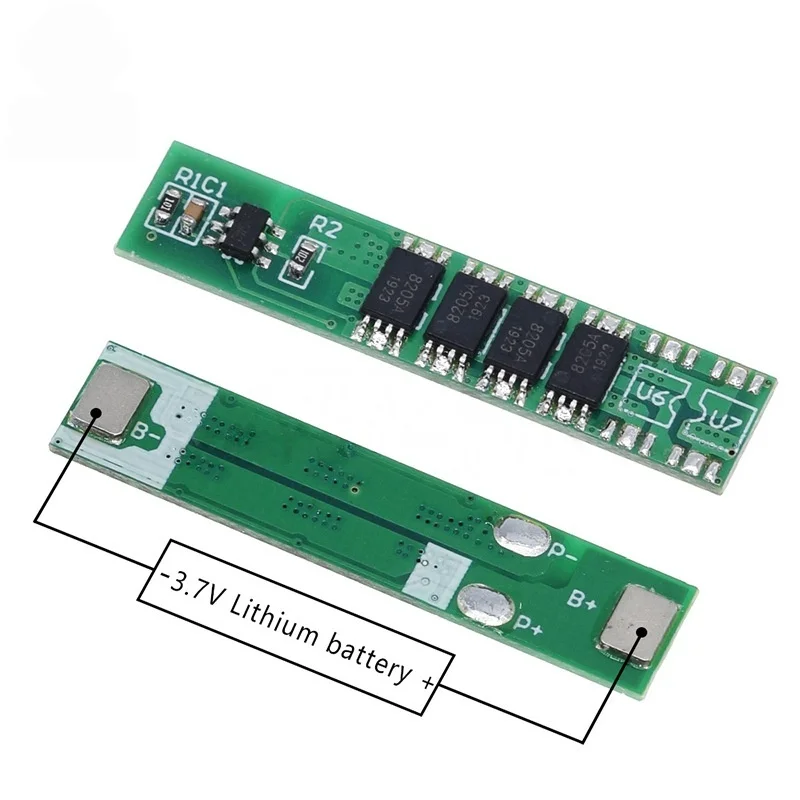 （1pcs）Single 3.7V lithium battery protection board 7.5A working current 3 4 6MOS 18650 polymer protection board