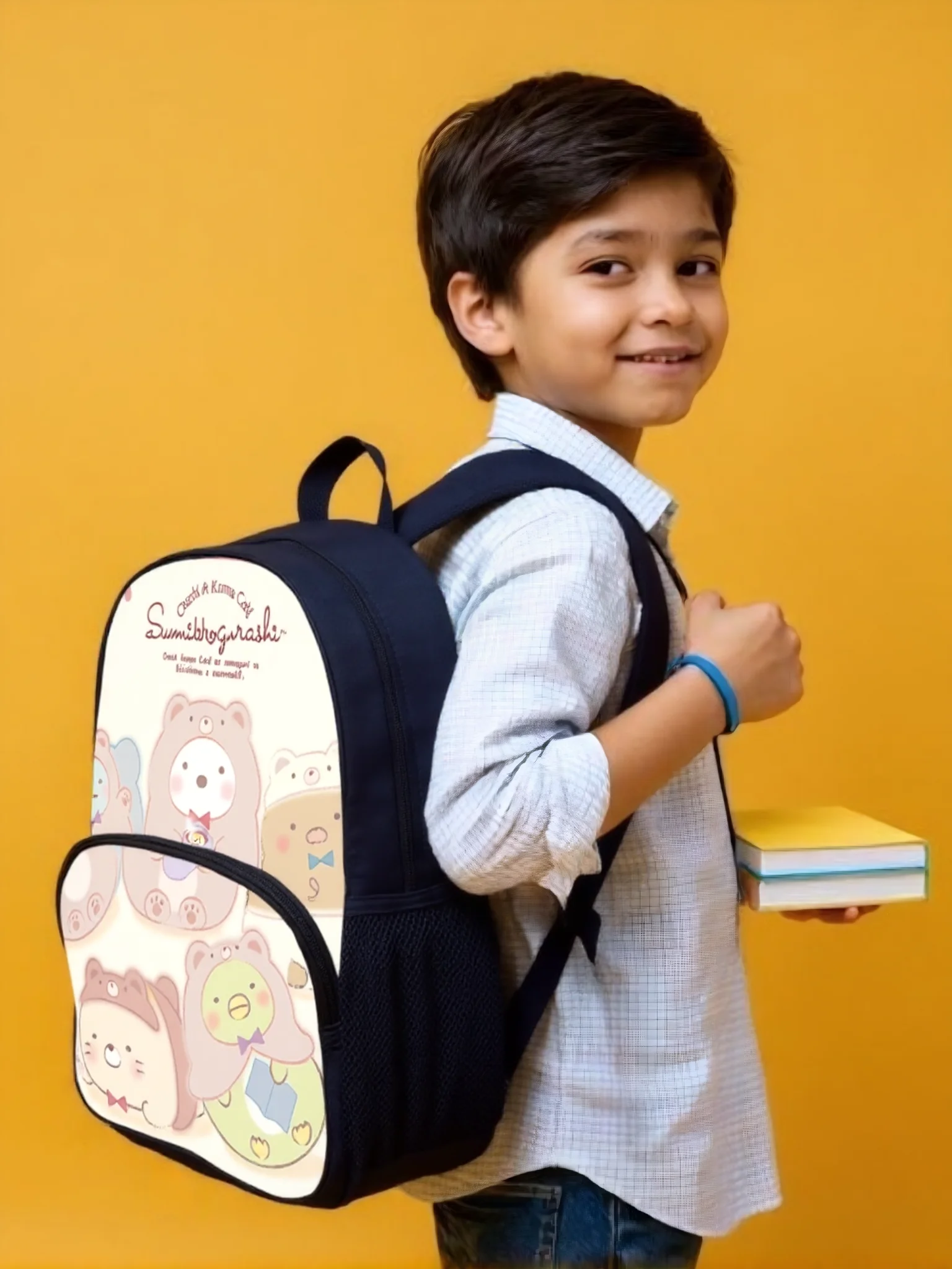 

HOT Elementary Kid Sumikko Gurashi Durable Rucksack-Large Capacity Backpack-Waterproof Knapsack for Girls