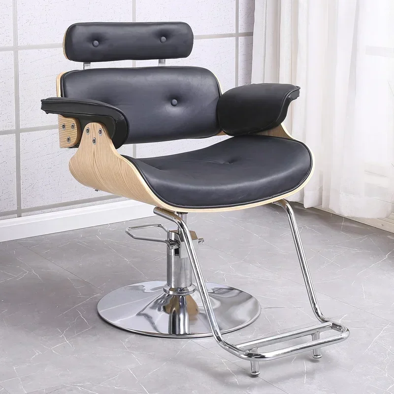 Hairdressing Barber Chairs Hair Stylist Luxury Professional Barber Chairs Metal Armchair Fauteuil Barber Hair Salon Furniture