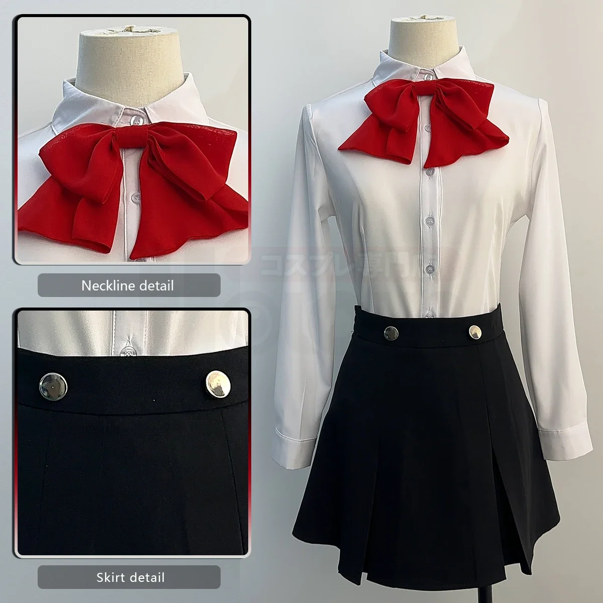 คอสเพลย์เกม P3 Aegis คอสเพลย์ชุดวิกผม Gekkoukan High School Uniform เย็บปักถักร้อยชุดกระโปรงเสื้อสวมใส่ทุกวันของขวัญ