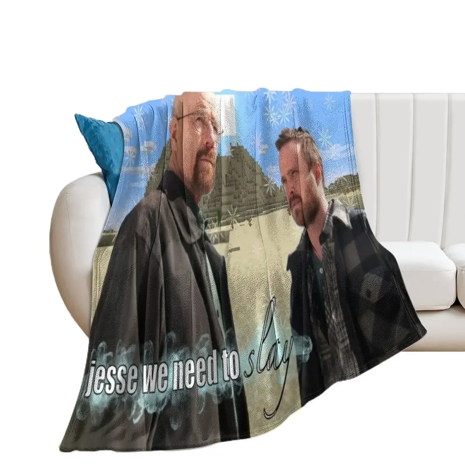 jesse we need to slay breaking bad Throw Blanket Multi-Purpose Fashion Sofas Tourist Blankets