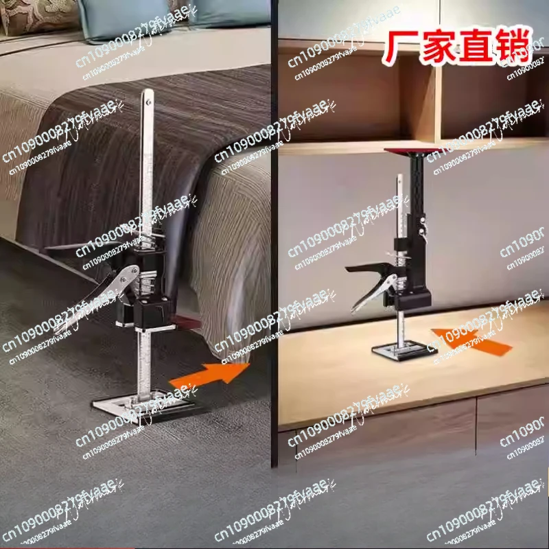Multifunctional door and window lifter, hanging cabinet, cabinet support frame positioning, high and low adjustable tool