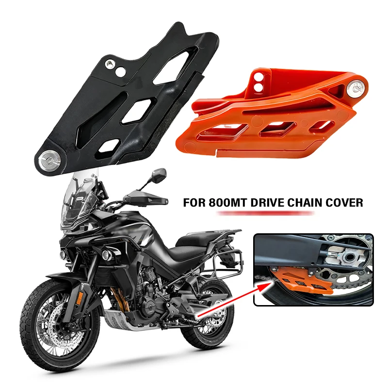 

800MT Motorcycle Chain Guide Pulley Chains Stabilizer Chainring Protector Plate Guard For CFMOTO CF800 MT MT800 2022 2023 2024