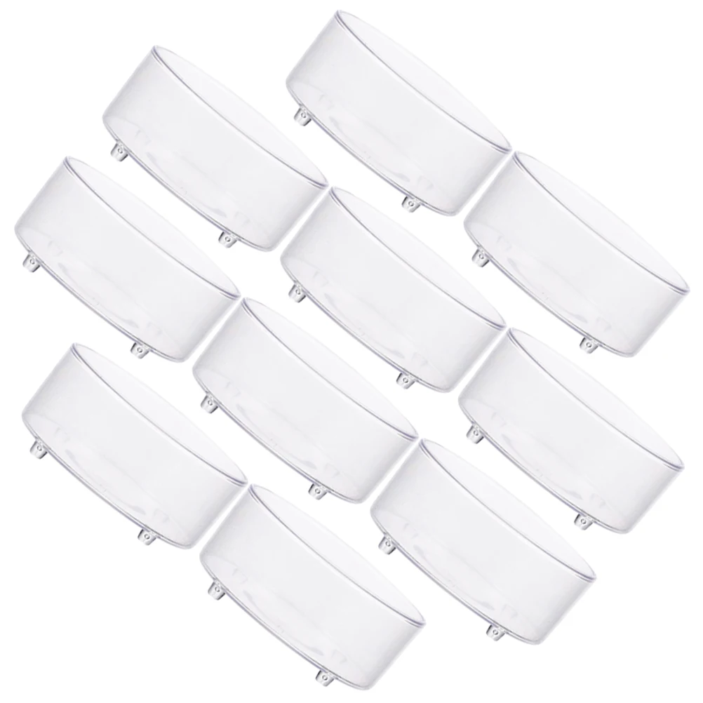 

10 Pcs Reptile Food Bowl Transparent Water Dish Container Decorative Acrylic Feeding Bowl Safe MultiFunction Reptile Supplies