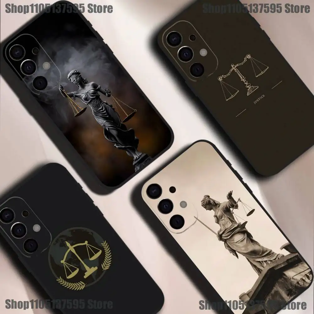 

Law Judge Justice Lawyer Phone Case For Samsung S25,S24,S21,S22,S23,S30,Ultra,S20,Plus,Fe,Lite,5G Black Cover