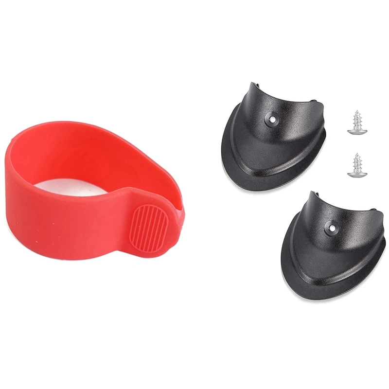 Front & Rear Fenders Fish Tail Mud Splash Prevention Mudguard Bracket With Scooter Thumb Throttle Accelerator Case