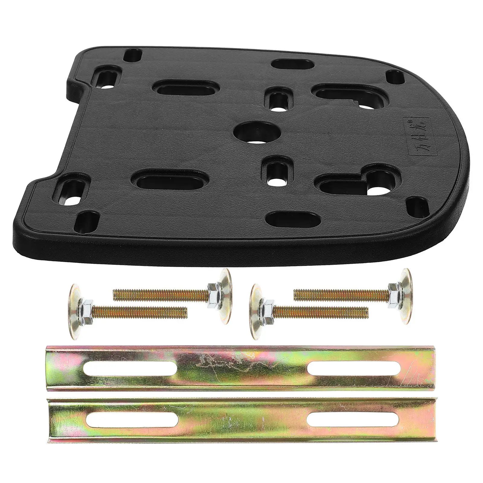 

1Set Motorcycle Rear Plate Thickened Mounting Hardware Stable Rack Adapter Screws for Top Box Trunk Case Mount
