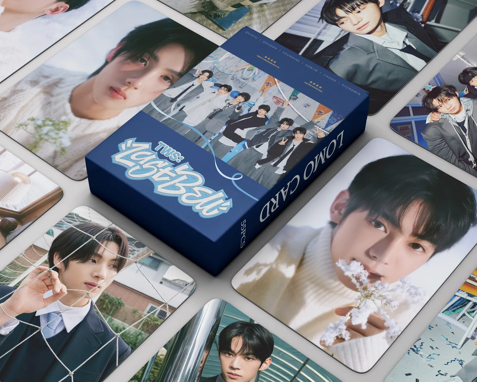 55Pcs/Set Idol TWS Boy Lomo Cards New Album Last Bell Photocards HD SHINYU DOHOON YOUNGJAE HANJIN JIHOON KYUNGMIN Fans Gifts