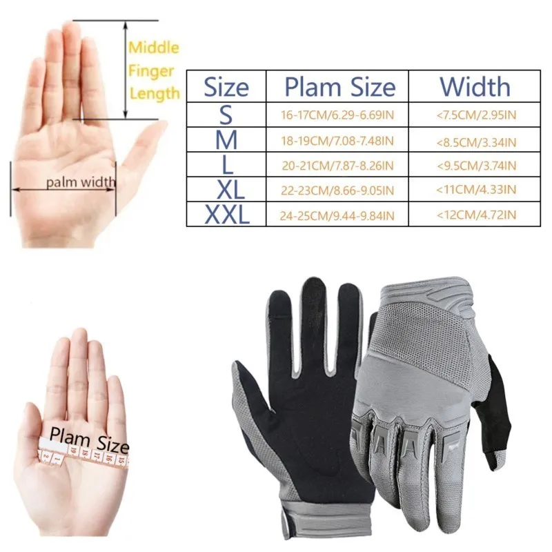 Versatile Outdoor Gloves, S/M/L/XL/XXL, Many Styles & Colors, Anti-tear for Motocross, Skiing, Cycling, Climbing, Baseball
