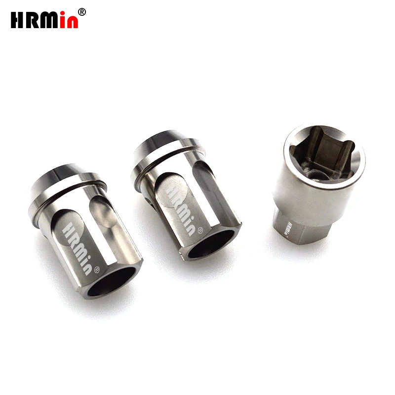 HRMin open end Gr.5 titanium cone seat anti-theft wheel lug nut 20ps1key M12*1.5/M12*1.25/M14*1.5/M14*1.25