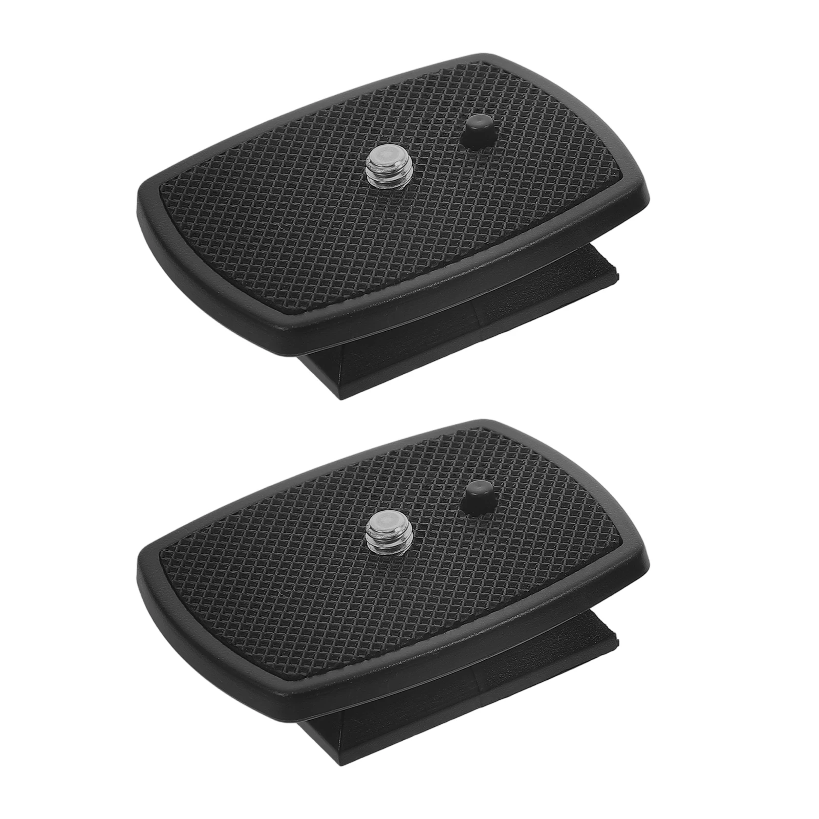 

2Pcs Camera Plate Tripod Mount Adapter Black 690A DSLR Camera Quick Release Plate Photography Studio Tripod Mount Adapter Set