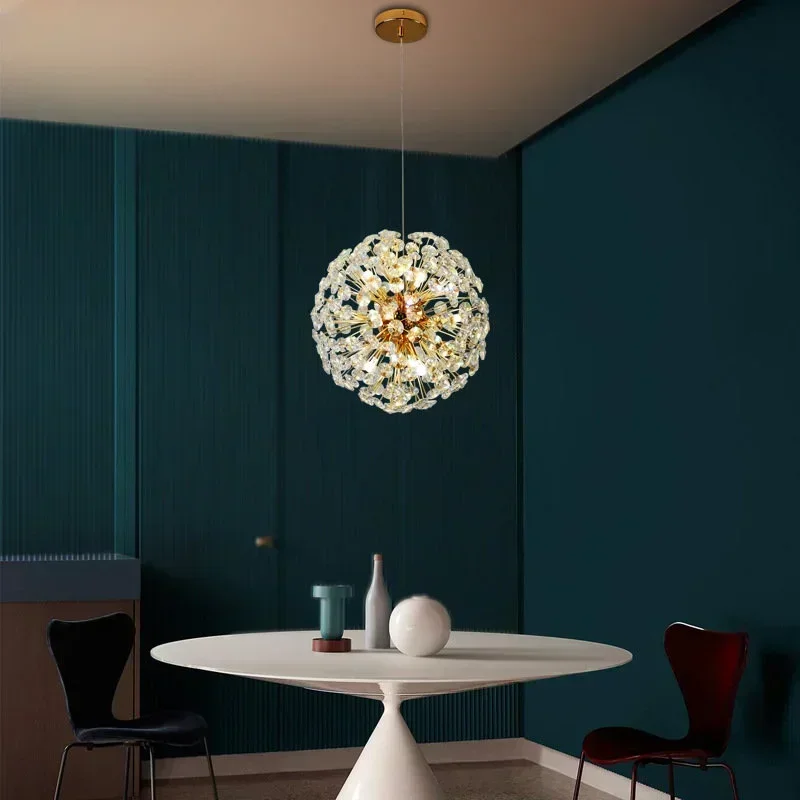 

Modern Crystal LED Ceiling Chandelier Lighting for Living Room Bedroom Kitchen Dining - Indoor Hanging Lamps Home Decor